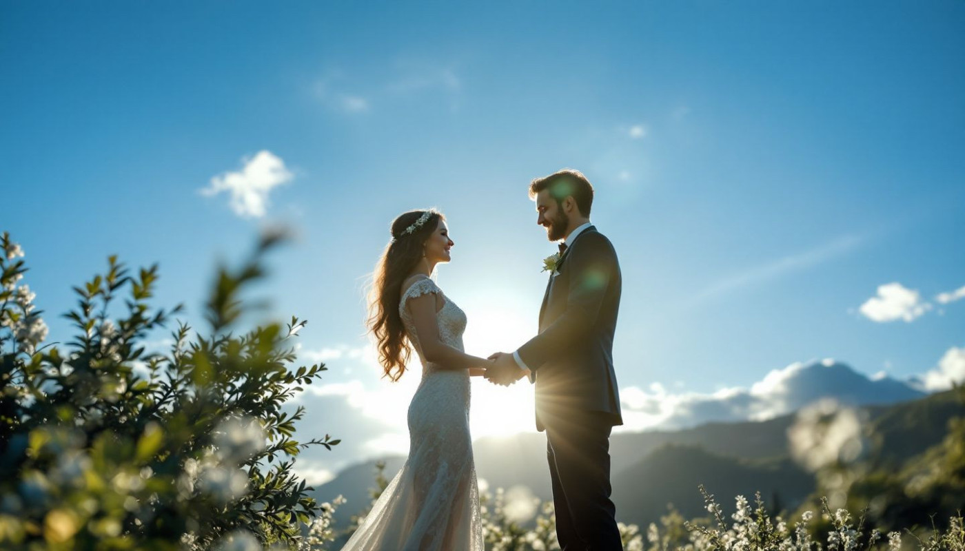 Les tendances 2023 pour les films de mariage capturés par drones