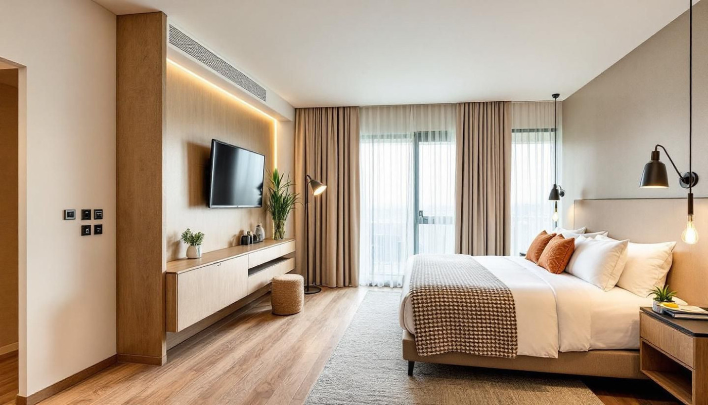 Tendances actuelles dans la décoration des chambres d'hôtel